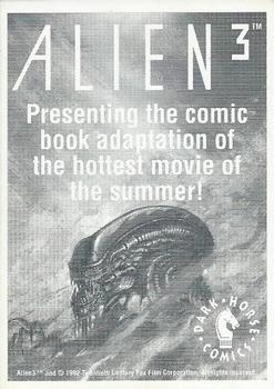 1992 Star Pics Alien 3 #NNO Alien Comics Front