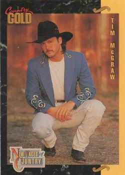 1993 Sterling Country Gold 2 #12 Tim McGraw Front