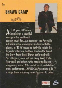 1993 Sterling Country Gold 2 #16 Shawn Camp Back