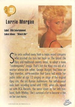 1993 Sterling Country Gold 2 #32 Lorrie Morgan Back