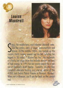 1993 Sterling Country Gold 2 #70 Louise Mandrell Back