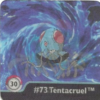1999 ArtBox Pokemon Action Flipz Series One #30 #72 Tentacool         #73 Tentacruel Front