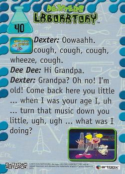 2001 ArtBox Dexter's Laboratory #40 Hi Grandpa! Back