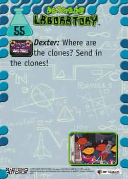 2001 ArtBox Dexter's Laboratory #55 Send in the clones! Back