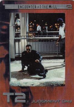2003 ArtBox Terminator 2 FilmCardz #22 Encounter at the Mall Front