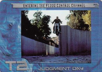 2003 ArtBox Terminator 2 FilmCardz #24 Entering the Flood Control Channel Front