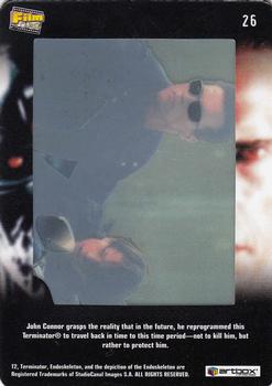 2003 ArtBox Terminator 2 FilmCardz #26 Who Sent You? Back