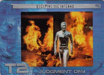 2003 ArtBox Terminator 2 FilmCardz #27 Escaping the Inferno Front