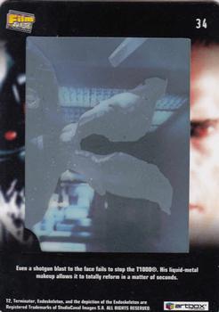 2003 ArtBox Terminator 2 FilmCardz #34 Surviving a Point-Blank Blast Back