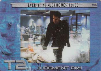 2003 ArtBox Terminator 2 FilmCardz #48 Everything Must Be Destroyed Front