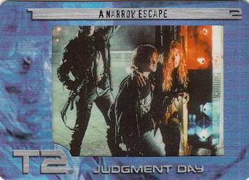 2003 ArtBox Terminator 2 FilmCardz #54 A Narrow Escape Front