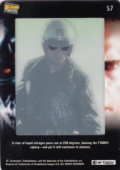 2003 ArtBox Terminator 2 FilmCardz #57 Unstoppable Back