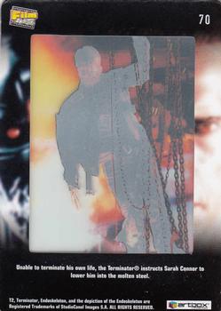 2003 ArtBox Terminator 2 FilmCardz #70 A Fateful Decision Back