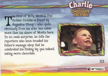 2005 ArtBox Charlie and the Chocolate Factory #32 The First Ticket Back