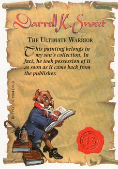 1994 FPG Darrell K. Sweet #13 The Ultimate Warrior Back