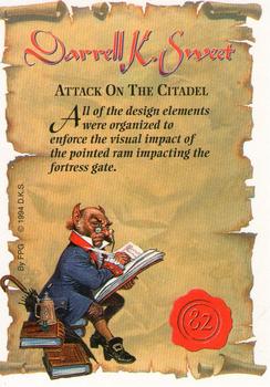 1994 FPG Darrell K. Sweet #82 Attack on the Citadel Back