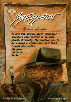 1995 FPG Bob Eggleton #6 Fossil Hunter Back