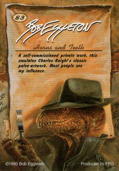 1995 FPG Bob Eggleton #83 Horns and Teeth Back
