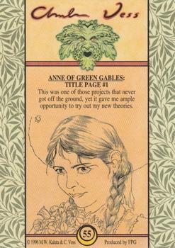 1995 FPG Charles Vess #55 Anne of Green Gables: Title Page #1 Back