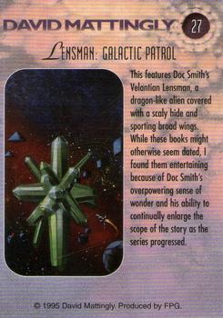 1995 FPG David Mattingly #27 Lensman: Galactic Patrol Back