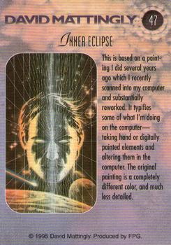 1995 FPG David Mattingly #47 Inner Eclipse Back