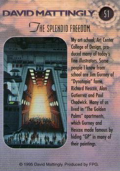 1995 FPG David Mattingly #51 The Splendid Freedom Back