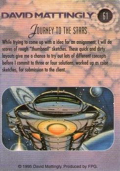 1995 FPG David Mattingly #61 Journey to the Stars Back