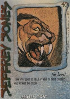 1995 FPG Jeffrey Jones II #40 the beast Back