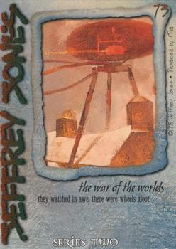 1995 FPG Jeffrey Jones II #73 the war of the worlds Back