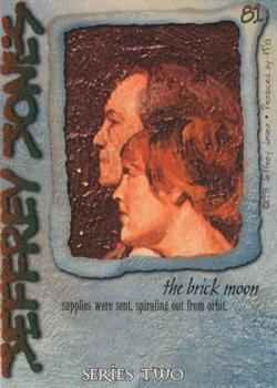 1995 FPG Jeffrey Jones II #81 the brick moon Back