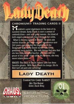 1995 Krome Lady Death 2 #1 Lady Death Back