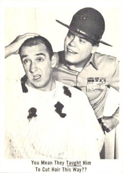 1965 Fleer Gomer Pyle #2 You mean they taught him to cut hair this way? Front