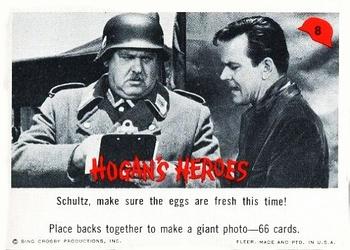 1965 Fleer Hogan's Heroes #8 Schultz, make sure the eggs are fresh this time! Front