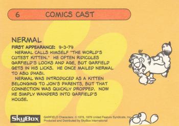 1992 SkyBox Garfield Premier Edition #6 Nermal Back