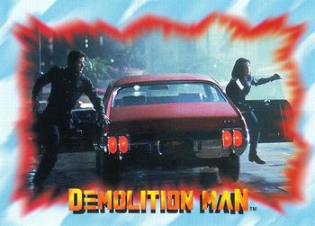1993 SkyBox Demolition Man #59 The Chase Begins Front