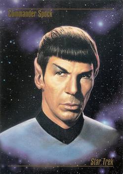 1993 SkyBox Star Trek Master Series #02 Commander Spock Front