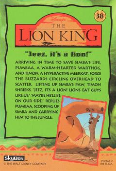1994 SkyBox The Lion King Series 1 & 2 #38 