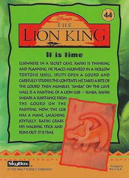 1994 SkyBox The Lion King Series 1 & 2 #44 It is time Back
