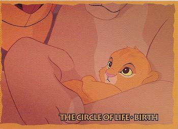 1994 SkyBox The Lion King Series 1 & 2 #76 The Circle of Life - Birth Front