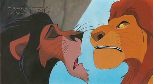 1994 SkyBox The Lion King Widevision #5 After Simba's presentation, Mufasa and Zazu pay Front