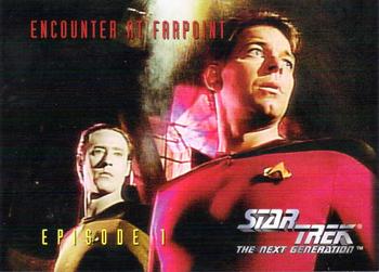 1994 SkyBox Star Trek: The Next Generation Season 1 #13 Encounter at Farpoint Part 2 Front