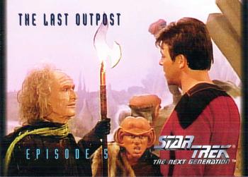 1994 SkyBox Star Trek: The Next Generation Season 1 #24 The Last Outpost Front