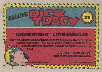 1990 Topps Dick Tracy Movie #28 