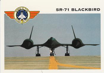1992 Panini Wings of Fire #5 SR-71 Blackbird Reconnaissance Jet Front