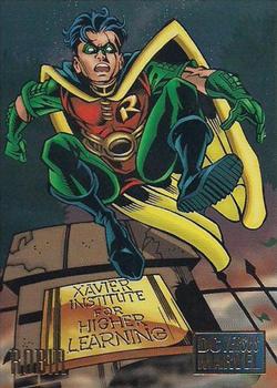 1995 Fleer DC vs. Marvel Comics #24 Robin Front