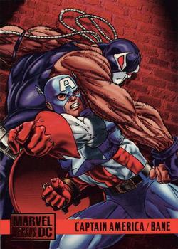1995 Fleer DC vs. Marvel Comics #69 Captain America / Bane Front