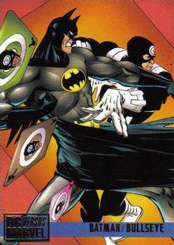1995 Fleer DC vs. Marvel Comics #70 Batman / Bullseye Front