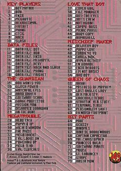 1995 Ultra Reboot #149 Checklist 1 Back