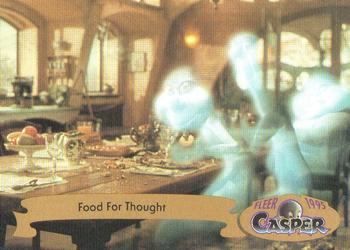 1995 Fleer Casper #49 Food For Thought Front