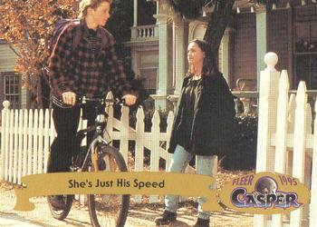 1995 Fleer Casper #54 She's Just His Speed Front